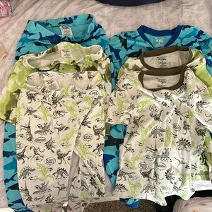 6piece Animal print pajamas